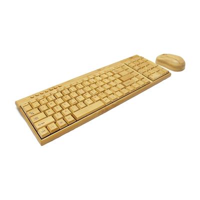 China For Tablet Best Selling Wireless Bamboo Blue Tooth Keyboard And Mouse for sale