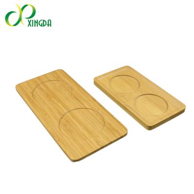 China Natural zebra grain bamboo carbonized tray customized kitchen tableware factory direct sales environmental protection for sale