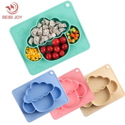 China Contemporary Silicone Sheep Silicone Baby Food Dish Animal Baby Dish for sale