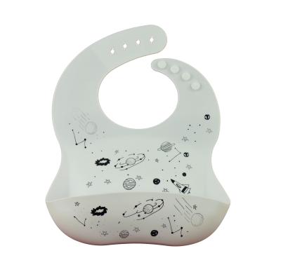 China Wholesale BPA Free Silicone Safe Material Baby Bibs For Baby 6 To 24 Months for sale