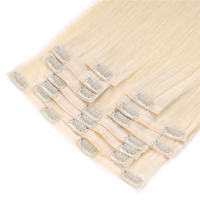 China Wholesale Hot Popular Raw Silky Straight Wave Hair Seamless Insti In Factory Price Clips In Hair Extensions for sale