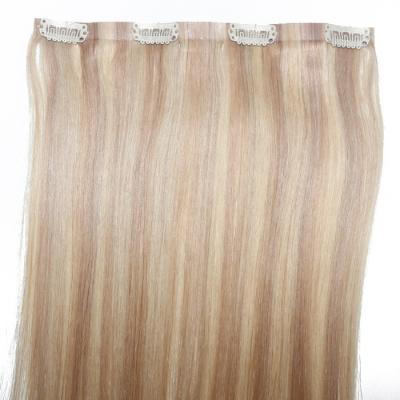 China Wholesale Hot Popular Silky Straight Wave Seamless Invisible Clip In Hair Extensions In Factory Price for sale