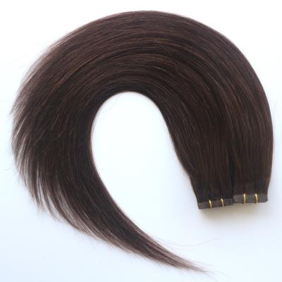 China Silky Straight Wave Wholesale top quality tape in hair extensions human  in factory price brown tape in hair extensions for sale