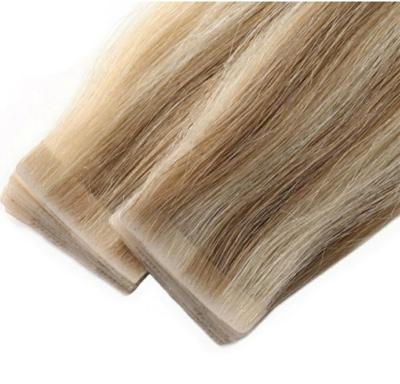 China Silky Straight Wave Wholesale best quality human tape in hair extension high quality in factory price seamless hair extensions for sale