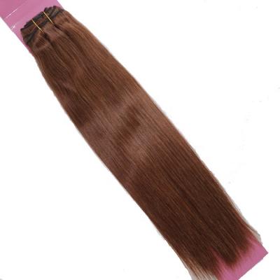 China Silky Straight Wave Wholesale human hair Top quality human hair weave bundle in factory Price brown hair extensions for sale