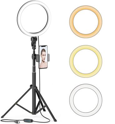 China China Factory PORTABLE Professional 8 Inch Phone Selfie LED RGB Selfie Ring Make Up Light With Tripod Stand For Phone for sale