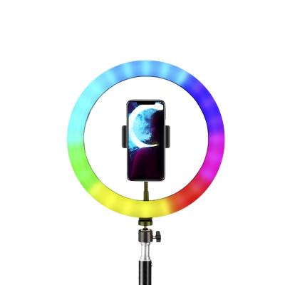 China Shooting LED 26cm 3000-6200k BL-QL-250R USB 5V, 2A BLANCLITE ce, rohs BL-QL-250R Photography Ring Light RGB Beauty Makeup Selfie Ringlight for sale