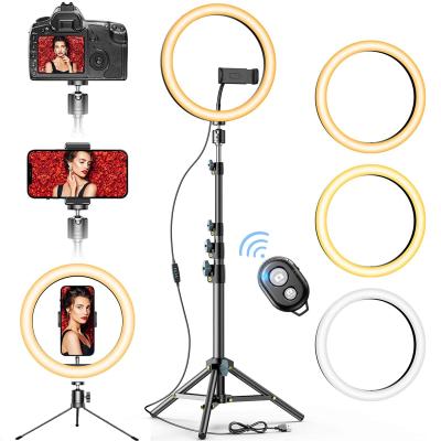 China 12 inch Selfie Ring Light with 160cm Tripod Stand with Phone Holder BLC-12inch for sale