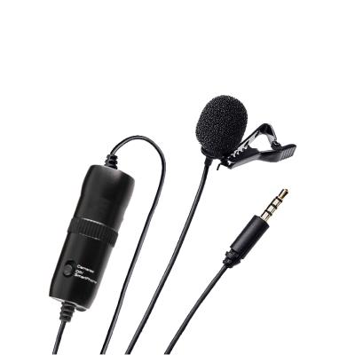 China Professional Omnidirectional MIC Lavalier Microphone Grade Lavalier Lapel Microphone with Easy Clip on System Perfect for Recording Youtube for sale