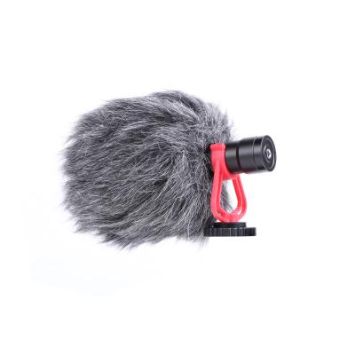 China Shock Mount Mini Shotgun Camera Video Microphone for Vlogging, Phone, Camera with Shock Mount for sale