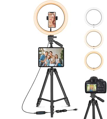 China Professional Bluetooth Selfie Small Phone Webcam Ring Light With CE Certificate for sale