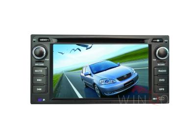 China High Resolution Double Din DVD Player Toyota Navigation System With GPS / Radio for sale