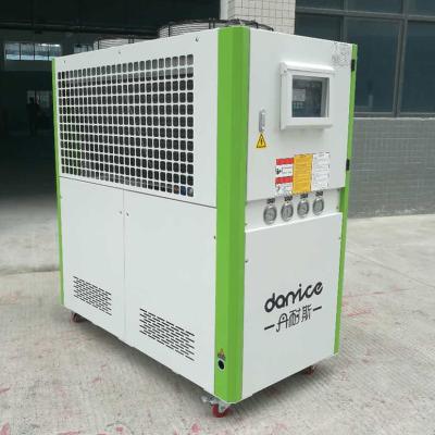 China Copeland 12HP 40KW Compressor 10 Ton Industrial Air Cooled Water Chiller Price With Refrigerant R407C R410a R22 DNC-12AD for sale