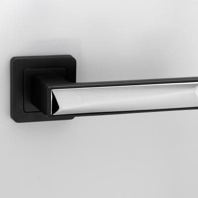 China Eastern Europe Modern Decorative Modern Black Interior Door Handle for sale