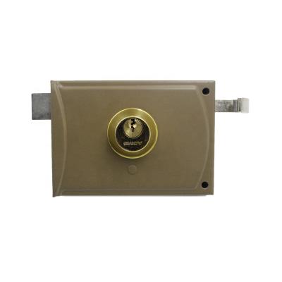 China Good Market African Door Hardware Door Latch Rim Plating Lock For Door for sale