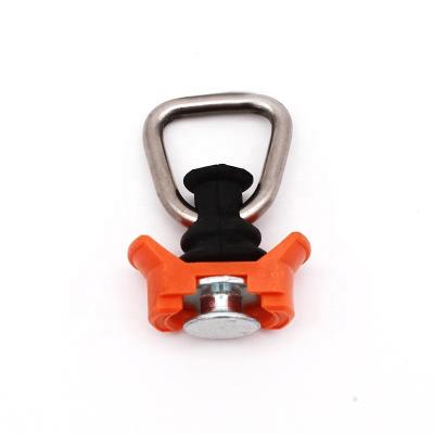 China High Quality Single Lifting Fittings Plastic Base Stud Fitting With Stainless Steel D-Ring &S Hook for sale