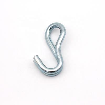 China PE / PP 25mm Zinc Coated Heavy Duty Type Hook S Strap Lashing Utility Car S Sharped Double J Hook for sale