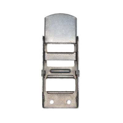 China Seat Belt Accessories Customized Color 50mm Alloy Steel Seat Belt Accessories Overcenter Buckle for sale