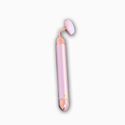 China Acupuncture Points Stick Facial Bar Jade Facial Body Massage Rose Quartz Green Crystal Massager Acupoint Point 15cm*2.8cm for sale