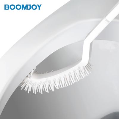 China Sustainable Seashell Cherry Toilet Brush Holder And Toilet Cleaner Brush for sale