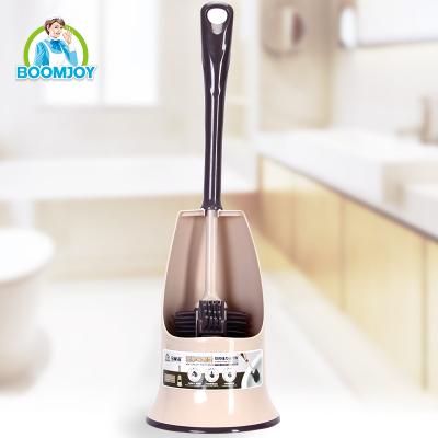 China Boomjoy Double Sided Toilet Bowl Cleaning Brush Sustainable Hot Sale New Design for sale