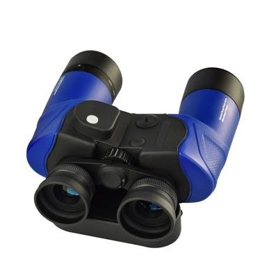 China Bak4 High Grade Binoculars 10x50 FMC Waterproof Nitrogen Filled Bak4 Binobulars Telescope with Compass Yellow for sale