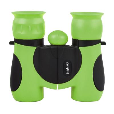 China Toy High-Quality Outdoor Anti-skid 8x21 Binoculars Kids Outdoor Children's Telescope With Rubber Handle Green for sale