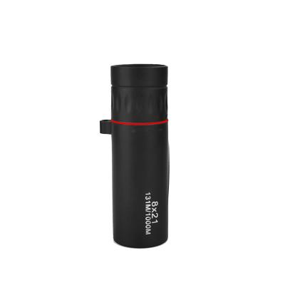 China Widely Used Superior Red Night BRT-8-HQD Quality 8x21 Circle Pocket Zoom Monocular for sale