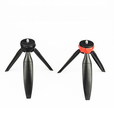 China Live Tripod Camera Stand Mini PORTABLE Mobile Phone Tripod Desktop Size Adjustable for sale