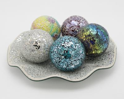 China Traditional Attractive Handmade Mosaic Shiny Ice Craft and Balls Gift Home Decor for sale