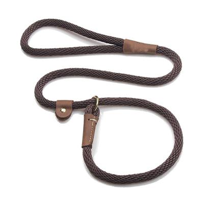 China Sustainable Durable Lead Rope Dog Leash No Slip No Pull Nylon Training Leash for sale