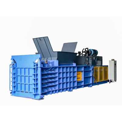 China Esay Operation BYB-150T Waste Paper Machine Horizontal Hydraulic Semi-automatic Plastic Wrapping Baler for sale