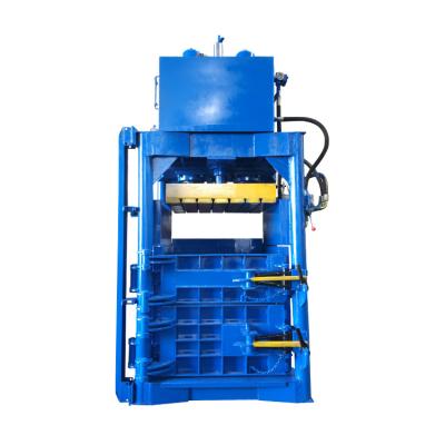 China Bale Size Customized Hydraulic Vertical Baler For Waste Paper Plastic for sale