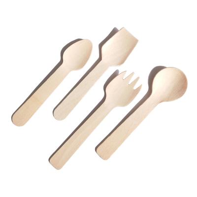 China Eco-Friendly Biodegradable Custom Design Ice Cream Wooden Eco-Friendly Sample Cutlery Scoop Wholesale for sale