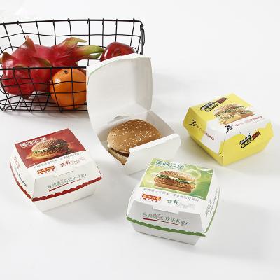 China Factory direct sales biodegradable greaseproof take away hot dog paper packaging box hot dog box for sale