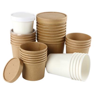 China Disposable Biodegradable Competitive Price Take Away Biodegradable Soup Container Thermal Paper Cup for sale