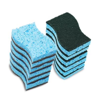 China Boomjoy Good Quality Sustainable Kitchen Sponge Eco - Friendly Scouring Pad for sale