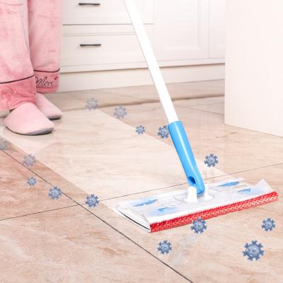 China BOOMJOY Sustainable Customized Lazy Mop Floor To Mopping Wet And Dry Floor Cleaning Disposable Nonwoven Mop Refill for sale