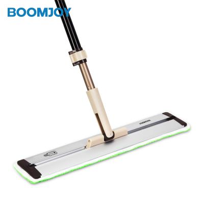 China Workable Magic Broom With Sliding Aluminum Flat Flexible Telescopic Handle Floor Cleaner Pole Magic Flat Broom for sale