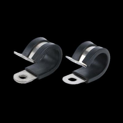 China Stainless Steel P Type Clips R Boat Industry 304 Rubber Lined Type Collar for sale