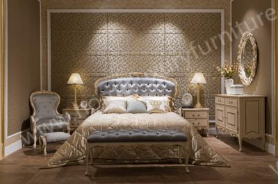 China Hand Carved Furniture Bedroom classic luxury antique furniture High-Class Bedroom FB-126 for sale