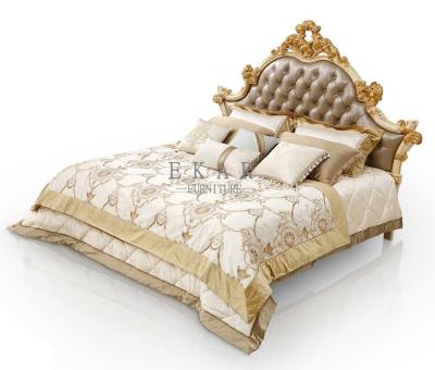 China Bed neo classical bedroom sets antique Bedroom furniture Kingbed Solid wood Bed FB-138 for sale