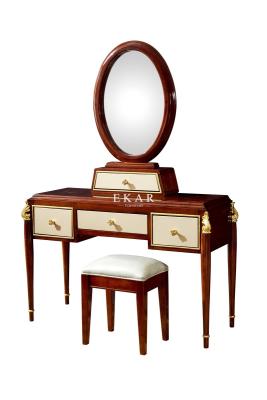 China Luxury Classic Wooden Dressing Table With Mirror LF-05# for sale