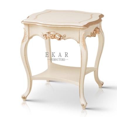 China Antique Elegant Square Coffee Side Table Living Room Furniture for sale