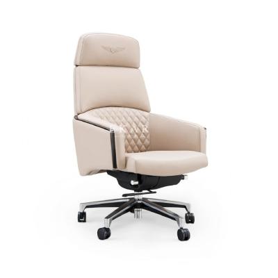 China Modern Design Leather Executive Office Chair With Wheels W001S21 for sale