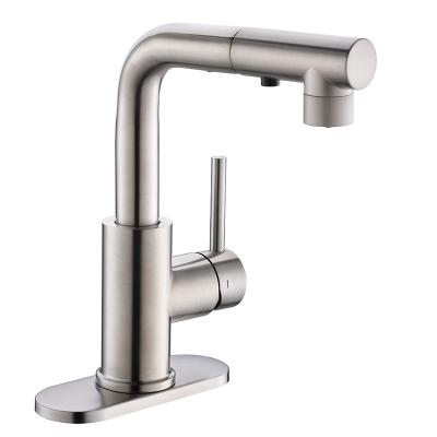 China Modern Bathroom Faucet Faucet Brass Pull Out Basin Faucet 101413 for sale