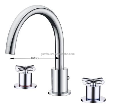 China Contemporary large three hole faucet and drain fixtures for bathtub for sale