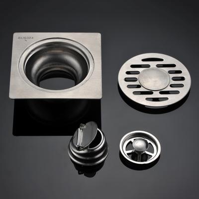 China Modern Hot Sale 304 Stainless Steel Square Shower Floor Drain for sale