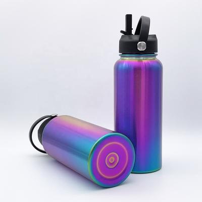 China PORTABLE Wide Mouth 32oz Vacuum Insulated Double Wall Flask Stainless Steel Water Bottles With Customer LogoHydro for sale