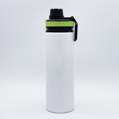 China Viable Empty 750ML Water Bottle For Sublimation Aluminum Beverage Bottles Sports Flask Water Bottle Cup for sale